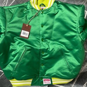 Supreme Green and White Jacket